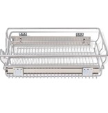 VidaXL Draadmanden uittrekbaar 2 st 400 mm zilverkleurig