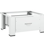 VidaXL Wasmachineverhoger met lade wit