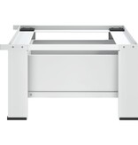 VidaXL Wasmachineverhoger met lade wit