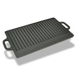 VidaXL Grillplaat dubbelzijdig 50x23 cm gietijzer