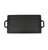 VidaXL Grillplaat dubbelzijdig 50x23 cm gietijzer
