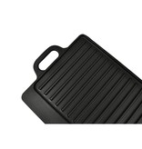 VidaXL Grillplaat dubbelzijdig 50x23 cm gietijzer