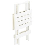 VidaXL Tuintafel inklapbaar 45x43x50 cm kunststof wit