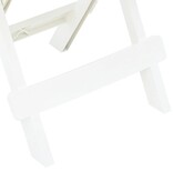 VidaXL Tuintafel inklapbaar 45x43x50 cm kunststof wit