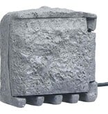 VidaXL Buitenstopcontact 4 ingangen waterbestendig grijs