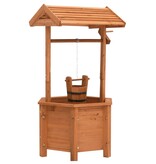 VidaXL Plantenbak wensput 40x40x84 cm vurenhout