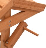 VidaXL Plantenbak wensput 40x40x84 cm vurenhout