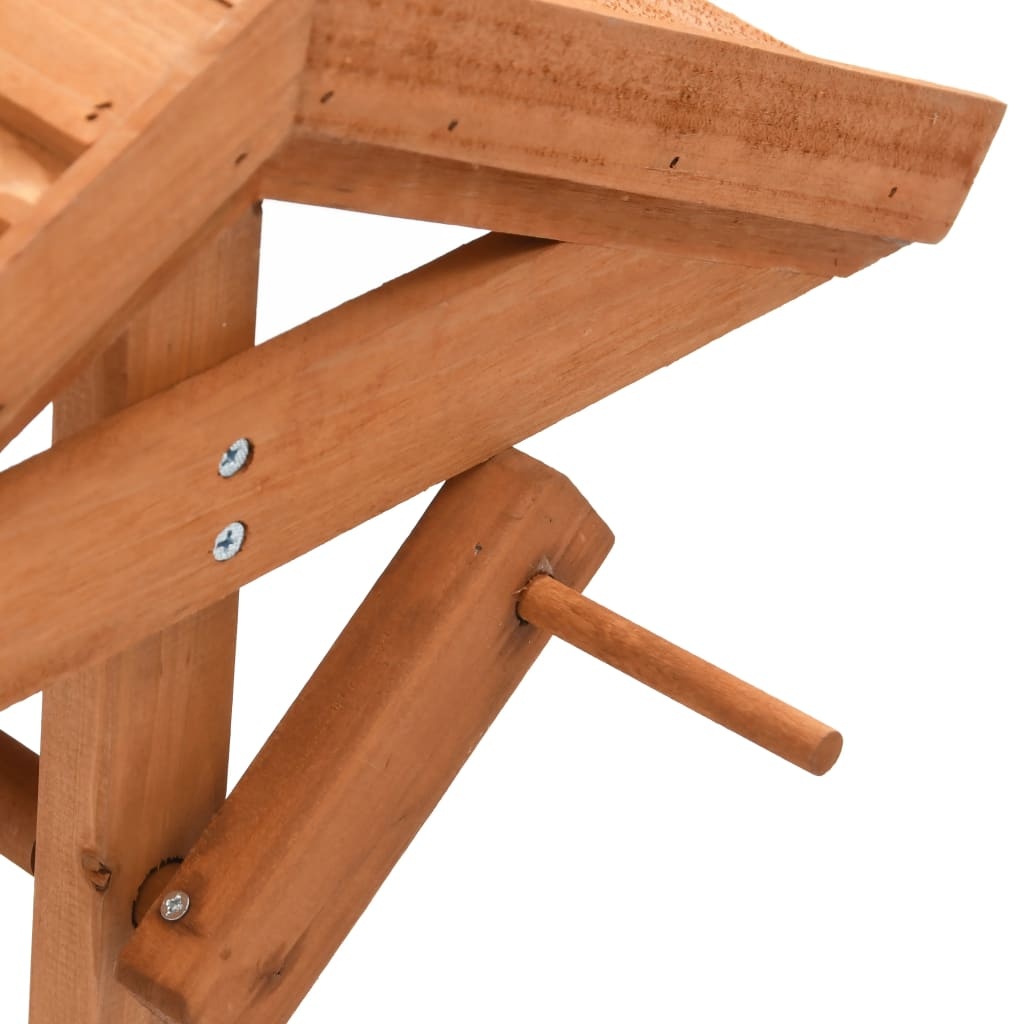 VidaXL Plantenbak wensput 40x40x84 cm vurenhout