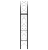 VidaXL Tuinboog 150x34x240 cm ijzer zwart