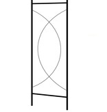 VidaXL Tuinboog 150x34x240 cm ijzer zwart