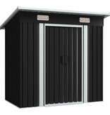 VidaXL Tuinschuur staal antraciet