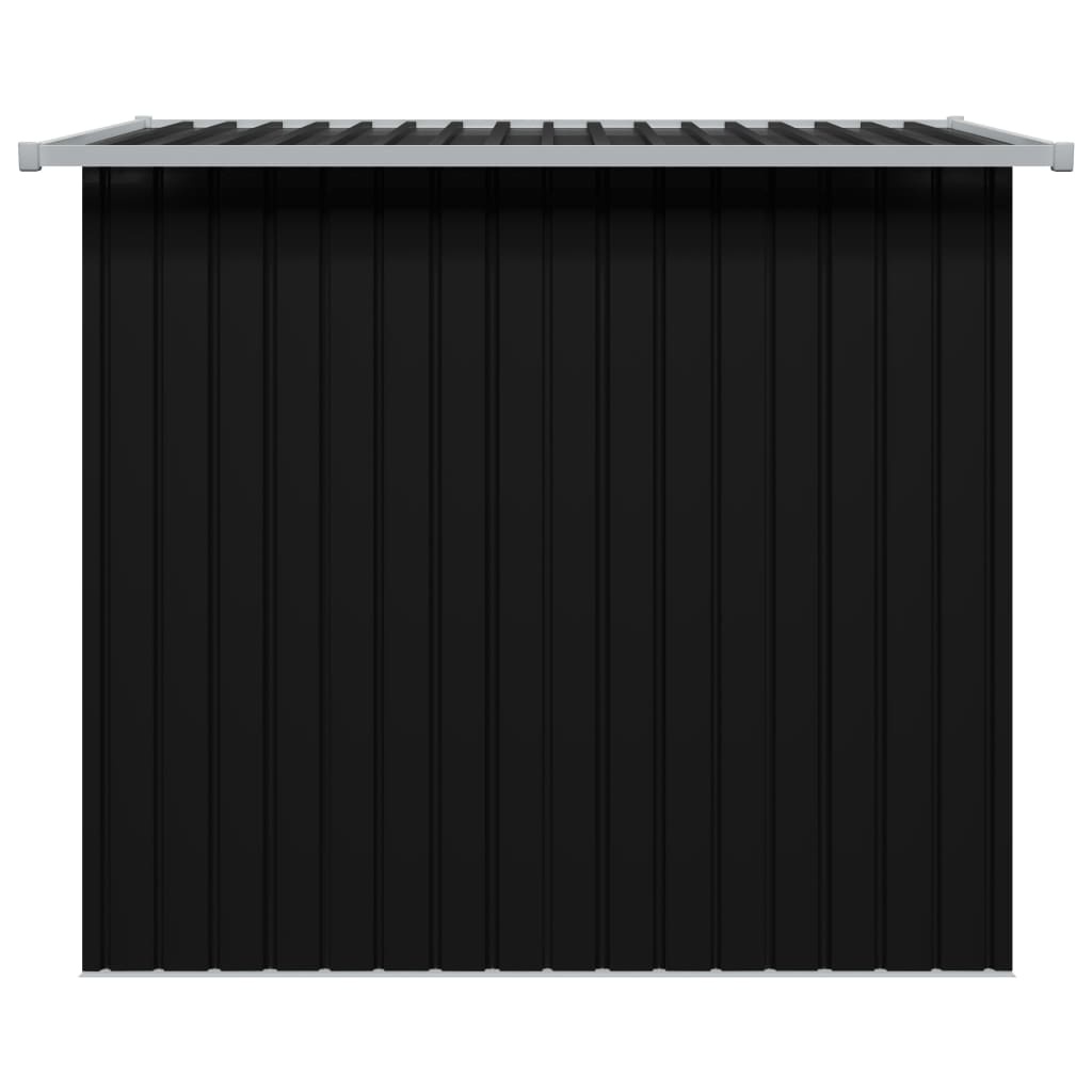 VidaXL Tuinschuur staal antraciet