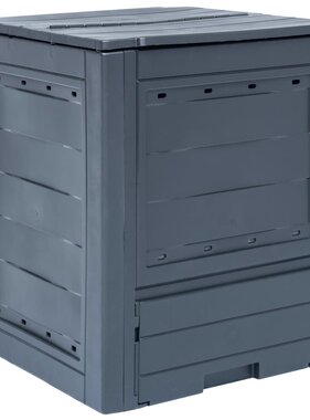 VidaXL Compostbak 260 L 60x60x73cm grijs