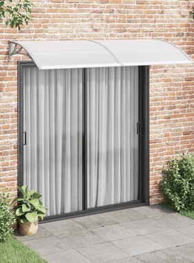 VidaXL Deurluifel 240x100 cm PC grijs