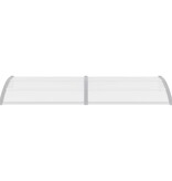 VidaXL Deurluifel 240x100 cm PC grijs