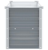 VidaXL Plantenbak verhoogd 100x40x45 cm gegalvaniseerd staal grijs