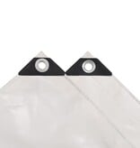 VidaXL Dekzeil 650 g/m² 3x3 m wit
