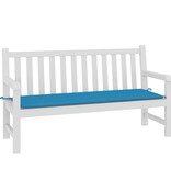 VidaXL Tuinbankkussen 150x50x3 cm oxford stof blauw