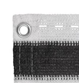 VidaXL Balkonscherm HDPE 90x400 cm antraciet en wit