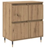 VidaXL Dressoir Bruin 60 x 35 x 70 cm Bewerkt hout