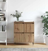 VidaXL Dressoir Bruin 60 x 35 x 70 cm Bewerkt hout