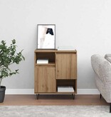 VidaXL Dressoir artisanaal eikenkleurig 60 x 35 x 70 cm Bewerkt hout