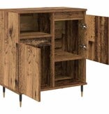VidaXL Dressoir Oud hout 60 x 35 x 70 cm Bewerkt hout