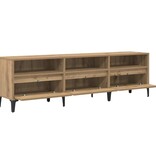 VidaXL TV-kast artisanaal eikenkleurig 150 x 30 x 44.5 cm Bewerkt hout