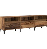 VidaXL TV-kast Oud hout 150 x 30 x 44.5 cm Bewerkt hout