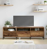 VidaXL TV-kast Oud hout 150 x 30 x 44.5 cm Bewerkt hout