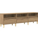 VidaXL TV-kast artisanaal eikenkleurig 150 x 30 x 45 cm Bewerkt hout