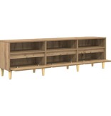 VidaXL TV-kast artisanaal eikenkleurig 150 x 30 x 45 cm Bewerkt hout