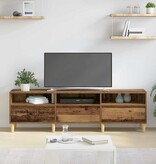 VidaXL TV-kast met lade Oud hout 150 x 30 x 45 cm Bewerkt hout