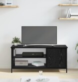 VidaXL TV-kast Zwart eiken 100 x 40 x 45 cm Bewerkt hout