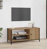 VidaXL TV-kast artisanaal eikenkleurig 100 x 40 x 45 cm Bewerkt hout