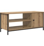 VidaXL TV-kast artisanaal eikenkleurig 100 x 40 x 45 cm Bewerkt hout
