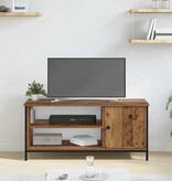 VidaXL TV-kast Oud hout 100 x 40 x 45 cm Bewerkt hout