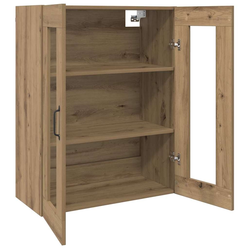 VidaXL Hangende Wandkast Bruin 69.5 x 34 x 90 cm Bewerkt hout