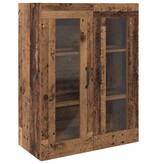 VidaXL Hangende Wandkast Bruin 69.5 x 34 x 90 cm Bewerkt hout