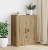 VidaXL Hangkast artisanaal eikenkleurig 69.5 x 34 x 90 cm Bewerkt hout