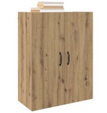 VidaXL Hangkast artisanaal eikenkleurig 69.5 x 34 x 90 cm Bewerkt hout