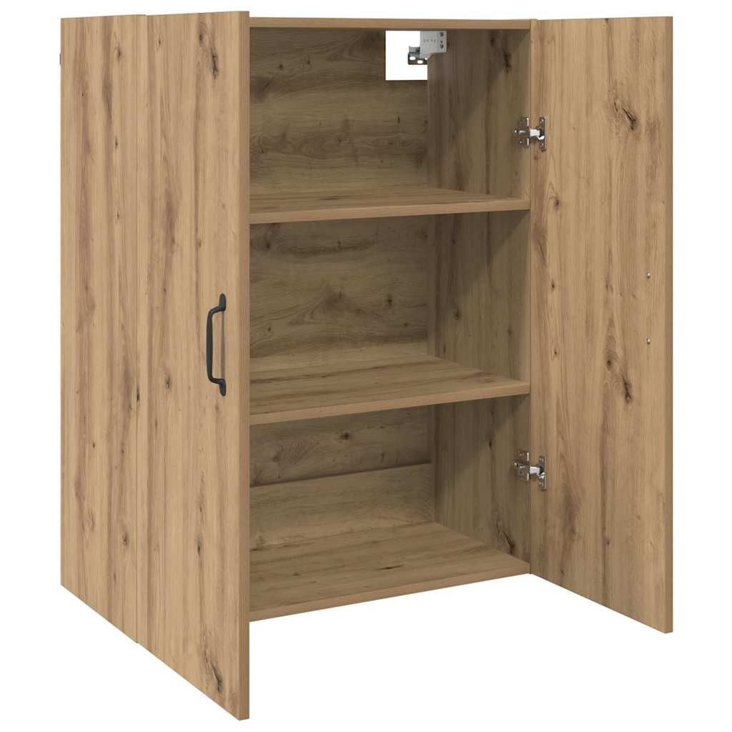 VidaXL Hangkast artisanaal eikenkleurig 69.5 x 34 x 90 cm Bewerkt hout