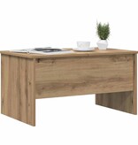 VidaXL Salontafel artisanaal eikenkleurig 80 x 50,5 x 42,5 cm