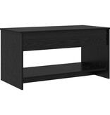 VidaXL Salontafel Zwart eiken 80 x 50,5 x 41,5 cm Bewerkt hout