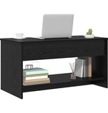 VidaXL Salontafel Zwart eiken 80 x 50,5 x 41,5 cm Bewerkt hout