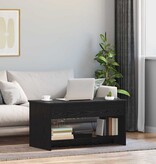 VidaXL Salontafel Zwart eiken 80 x 50,5 x 41,5 cm Bewerkt hout