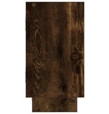 VidaXL Wandschap kubus 5 vakken bewerkt hout gerookt eikenkleurig