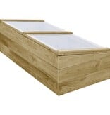 VidaXL Kas 100x50x35 cm geïmpregneerd grenenhout