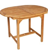 VidaXL 7-delige Tuinset massief teakhout