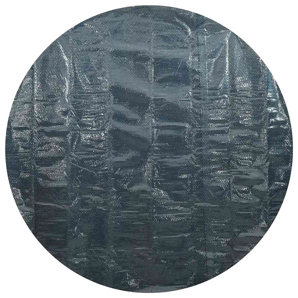 VidaXL Zwembadfolie solar drijvend 300 cm PE zwart en blauw